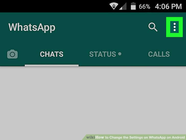 Change the Settings on WhatsApp on Android Step