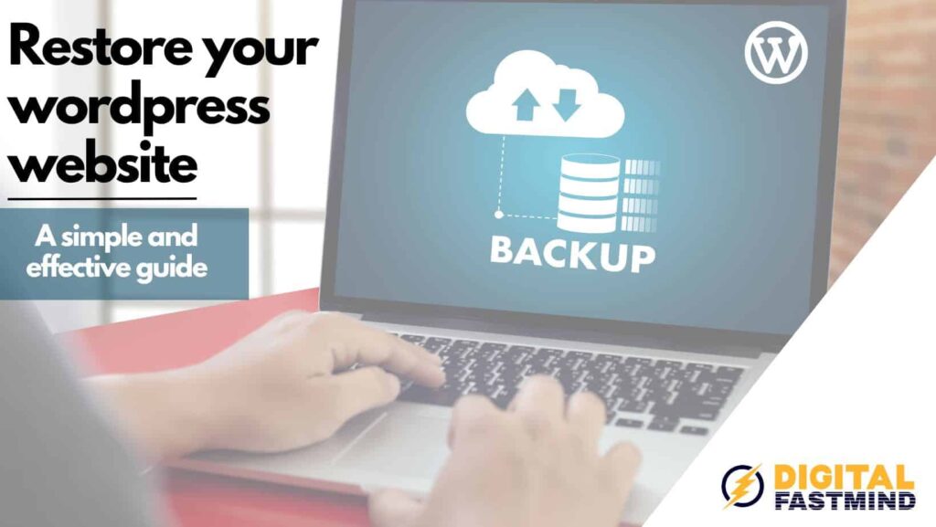 Restore your wordpress website