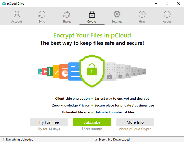 pCloud Crypto Folder Add on